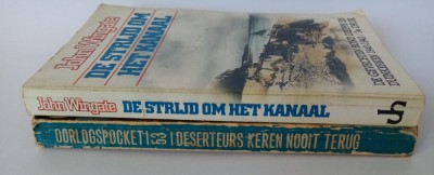 De Strijd om het kanaal &amp;amp; Deserteurs kerren nooit terug Olandeza carti razboi foto