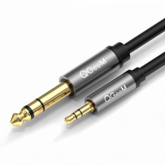 Cablu audio jack 3.5mm la jack 6.35mm, 3m