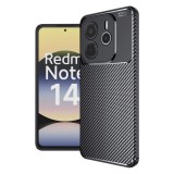 Husa Xiaomi Redmi Note 14 4G (Regional) Techsuit CarbonFiber, negru