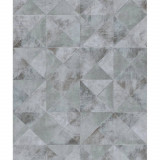 Noordwand Tapet &bdquo;Topchic Graphic Shapes Facet&rdquo;, gri metalic GartenMobel Dekor, vidaXL