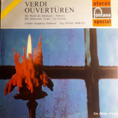 VINIL Verdi, London Symphony Orchestra*, Antal Dorati ‎– Verdi Overtüren (VG)