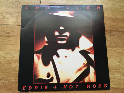 EDDIE + THE HOT RODS - THRILLER (1979,ISLAND,UK) + Poster , Punk Rock vinyl foto