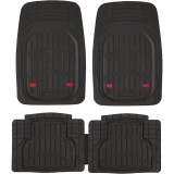 Cumpara ieftin Set Covorase Auto Universale Tip Tavita MARS, PVC, ajustabile, negru, 5 bucati