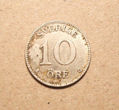 SUEDIA 10 ORE 1933 ARGINT foto