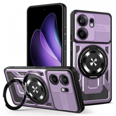 Husa pentru Oppo Reno13 FS 5G / Reno13 F 4G / Reno13 F, Techsuit, RuggedCam, Mov foto