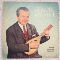 grigore kiazim muzica populara turceasca disc 10" vinyl electrecord EPD 1304 VG