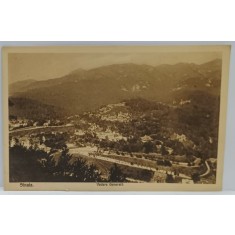 SINAIA , VEDERE GENERALA , EDIT . SIGM . SCHWARTZ ,CARTE POSTALA ILUSTRATA , ANII &#039;20