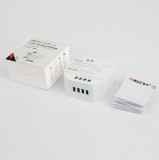 Modul wireless MiBoxer PUSH1, pentru intrerupator clasic cu revenire, dimmer RGB+CCT, 2.4GHz, AC100-240V, dimming 0.1-100%, RF control 30m, montaj in