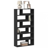 VidaXL Bibliotecă, negru, 100x33x187,5 cm, lemn prelucrat 3309349