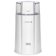 Rasnita de cafea Teesa Aroma G10, capacitate 50 g, 160 W, Alb