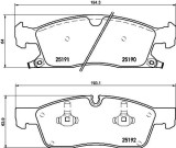BREMBO P 37 015 PRIME LINE set placute frana,frana disc