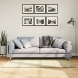 vidaXL Covor pufos cu fire &icirc;nalte, auriu modern, 80x150 cm