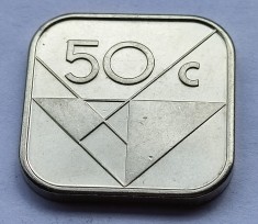 294. Moneda Aruba 50 cents 2016