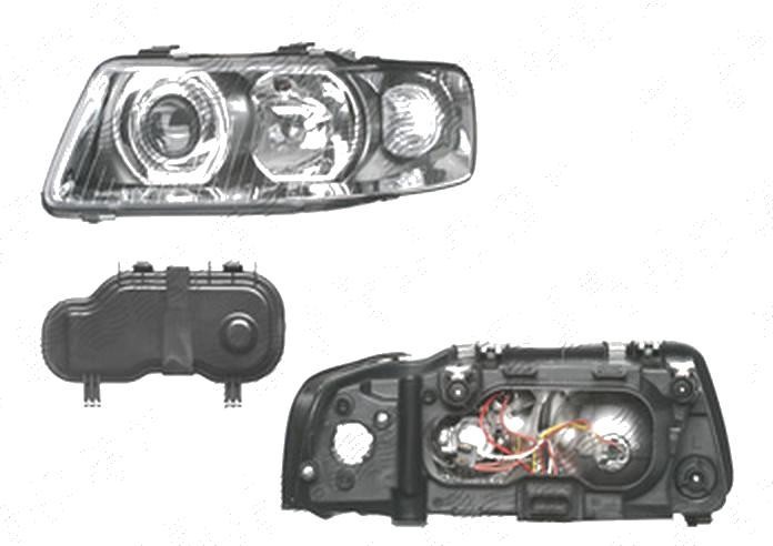 Far Audi A3 (8l), 01.2000-04.2003, fata, Stanga, H1+H7+PY21W+W5W; manual/electric; fara motoras, DEPO