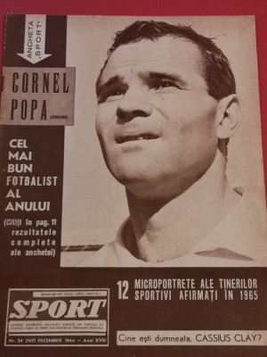 Revista SPORT nr. 24/decembrie 1965 (analize, anchete) foto