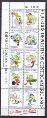 Honduras 1997 sport SAH MI 1353-1382 3 kleib. MNH