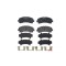 Placute frana Isuzu D-Max (8dh), 05.2002-06.2012, Motorizare 2.5 Ditd, SRLine