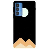 Husa compatibila cu Motorola Edge 20 Lite model Night dunes, Silicon, TPU, Viceversa, Transparent, Carcasa