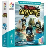 Smart Games - Pirates Crossfire joc de logica cu 80 de provocari 7+ ani editie lb. Romana, LUDICUS GAMES SRL