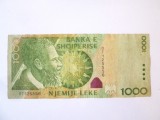 Albania 1000 Leke 2001 la cel mai mic pret,bancnota din imagini