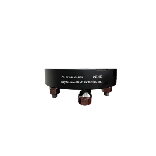Distantier jante auto 5x114,3 30mm Negru prindere dubla cu piulite M12x1,5 67,1-66,1 Cod: DST3020 Automotive TrustedCars