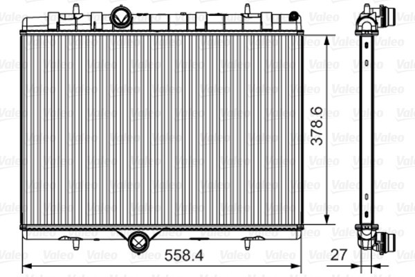 VALEO 735630 Radiator, racire motor