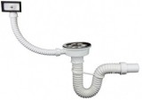 Sifon Flexibil Cu Ventil Si Preaplin Texo / 40/50Mm - 90Mm