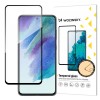Folie de protectie Ecran WZK pentru Samsung Galaxy S21 FE 5G G990, Sticla securizata, Full Glue, Neagra