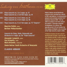 Beethoven - The Piano Concertos, Concerto for Piano, Violin & Cello op.56 | Maurizio Pollini , Alexander Lonquich , Ilya Gringolts , Mario Brunello ,