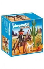 Playmobil - Serif cu cal 4-10 ani foto