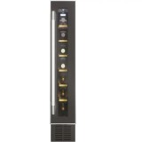 Racitor de vinuri incorporabil Hoover HWCB 15/1, 7 sticle, H 87 cm, Clasa G, negru