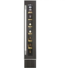 Racitor de vinuri incorporabil Hoover HWCB 15/1, 7 sticle, H 87 cm, Clasa G, negru