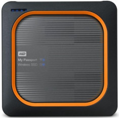 SSD Extern Western Digital My Passport Wireless, 500GB, USB 3.0, 2.5inch (Negru/Portocaliu) foto