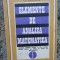 Elemente de analiză matematică. Manual - Caius Iacob