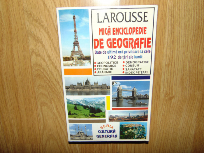 LAROUSSE -MICA ENCICLOPEDIE DE GEOGRAFIE