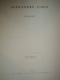 SCRIERI , cu 16 xilogravuri de ION STATE de ALEXANDRU SAHIA , 1964
