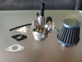 Cumpara ieftin Carburator Quad 107cc soc la Mana + Filtru Aer + Garnituri Carburator+filtru benzina