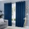 Draperie tip tesatura in cu inele auriu antic, Madison, 150x210 cm, densitate 700 g/ml, Edona, 1 buc