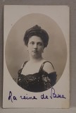 REGINA DE SACHSEN , CARTE POSTALA ILUSTRATA , MONOCROMA, CIRCULATA , DATATA 1911