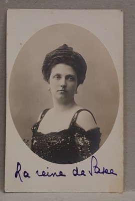 REGINA DE SACHSEN , CARTE POSTALA ILUSTRATA , MONOCROMA, CIRCULATA , DATATA 1911 foto