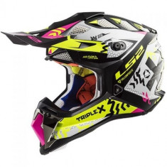 LS2 MX470 SUBVERTER Black Pink H-V Yellow foto