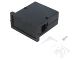 Carcasă ABS Neagră 72x72x36mm cu Răsucire