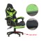 Scaun ergonomic gaming, spatar rabatabil, suport lombar, suport retractabil picioare, tetiera, inaltime 122-130 cm, RESIGILAT