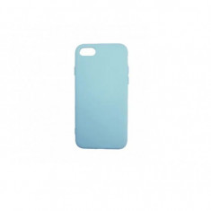 Husa silicon soft-touch compatibila cu Apple IPhone 7/8 Plus, Milky Blue