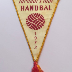 Fanion (vechi) handbal - TURNEUL Final de Handbal 1972 (Uzina "1 Mai" Ploiesti)