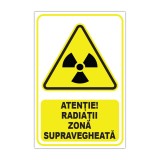 Indicator avertizare radiații &ndash; Zonă supravegheată