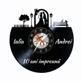 ANIVERSARE CASATORIE-ceas de perete (personalizabil)