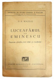 Luceafarul lui EminescuExpresia gandirii, text critic si vocabular - B. R. Mazilu