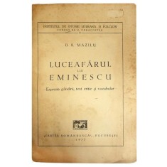 Luceafarul lui EminescuExpresia gandirii, text critic si vocabular