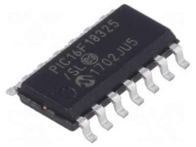 Microcontroler PIC16 14kB 32MHz 2,3-5,5V SMD SO14 foto